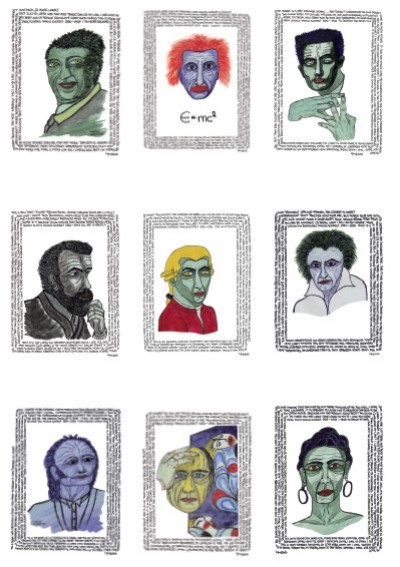 Luis Rendl Portraits Poster 1