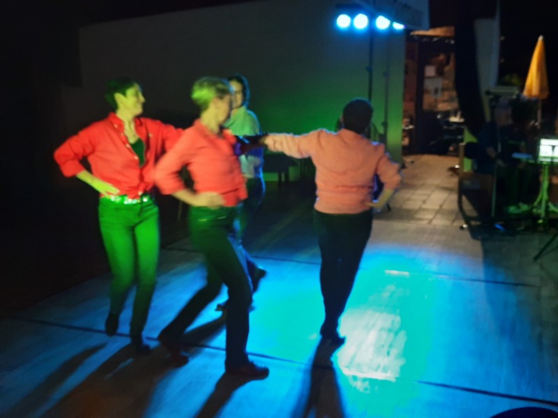 Clogging Dance Gruppe mit Heike Bornemann